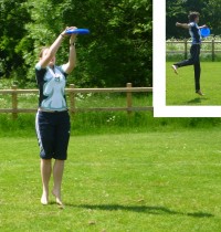 Ballet Dancing: Frisbee at Coldham's Training