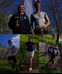 Katrin & James, winners of Cuppers 2013, plus action from the finish (click for larger version)