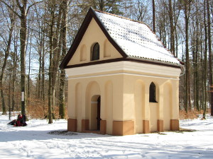 One of many chapels, and our base beside it