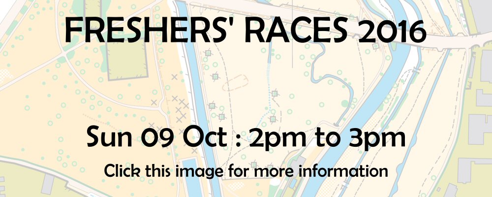 Freshers' Races - Click for more information